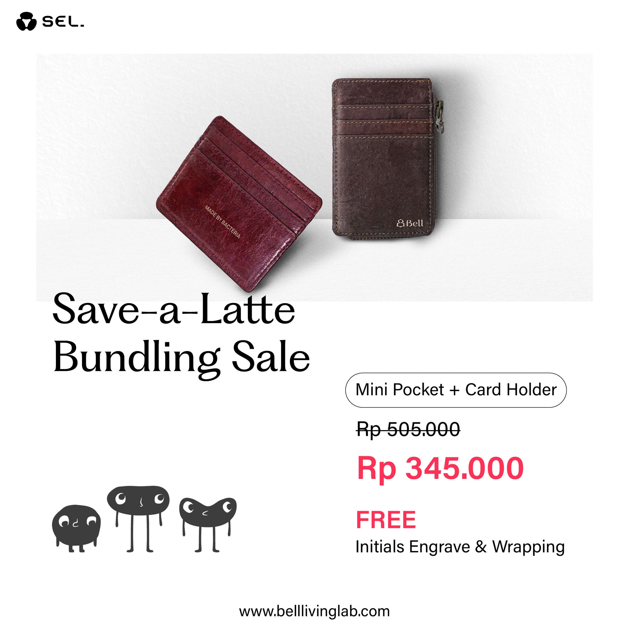 Save-a-Latte Bundling Sale Mini Pocket + Card Holder